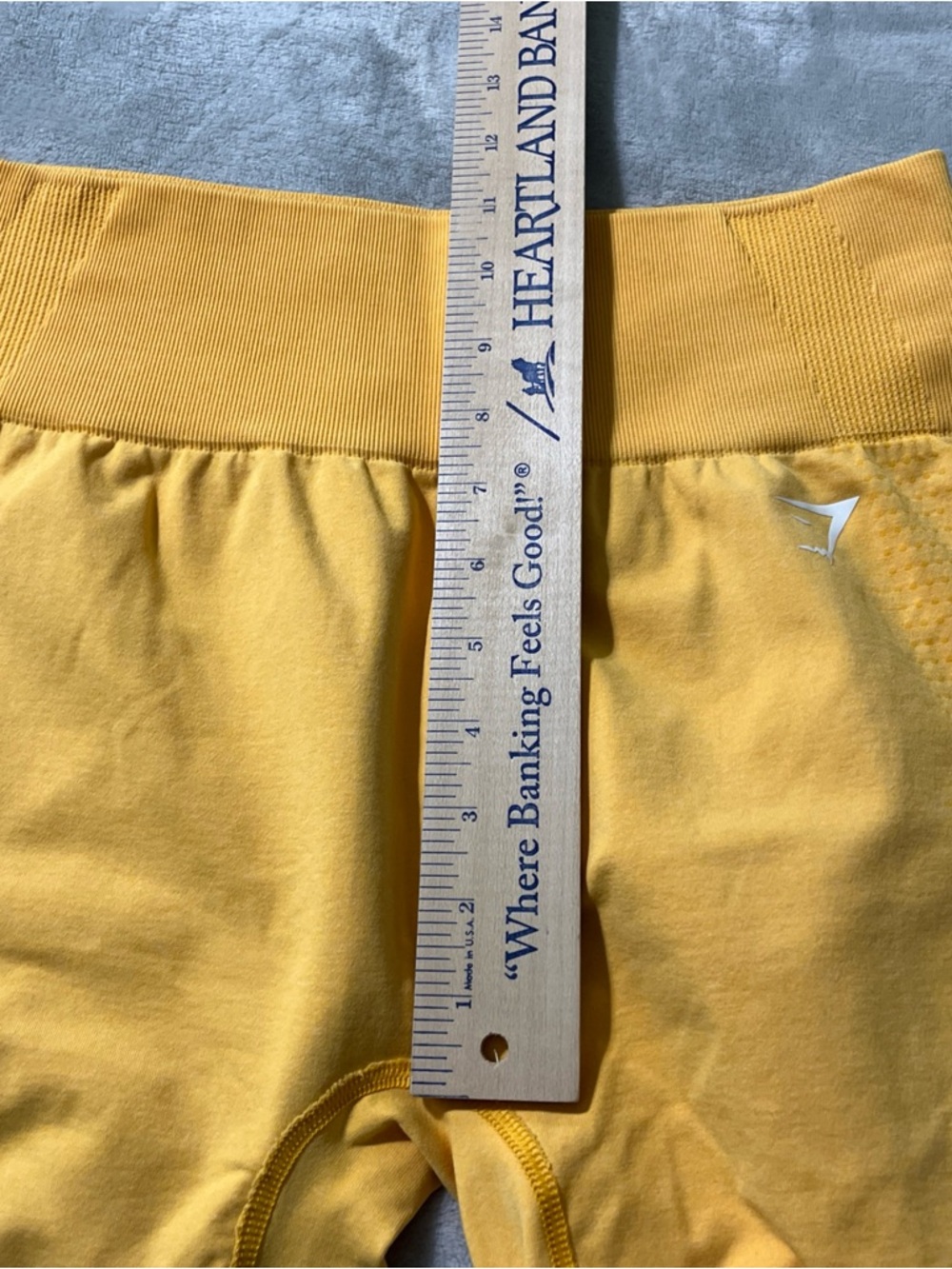 Gymshark Women’s Vital Seamless 2.0 Shorts - Yellow - Size XL Workout Gym - Picture 6 of 9